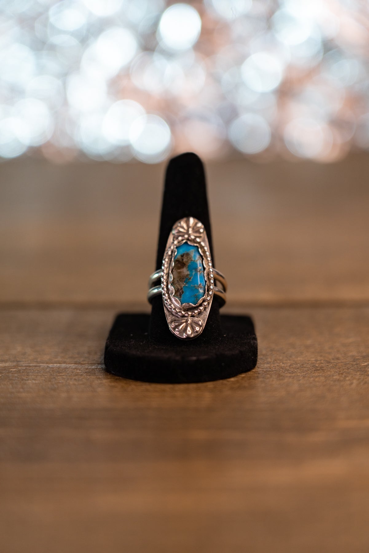 Turquoise Sterling Silver ring 8.5