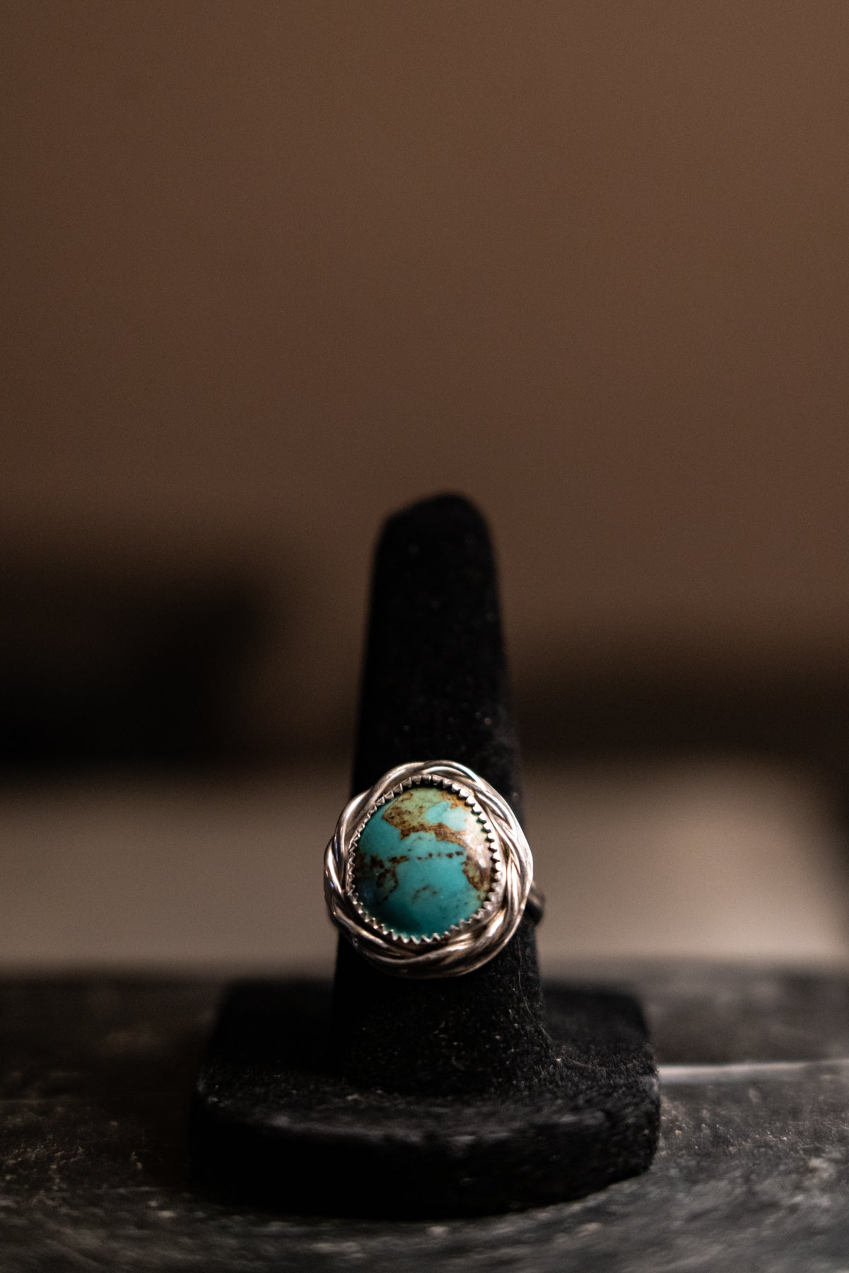 Sterling Silver Turquoise Ring 6.5