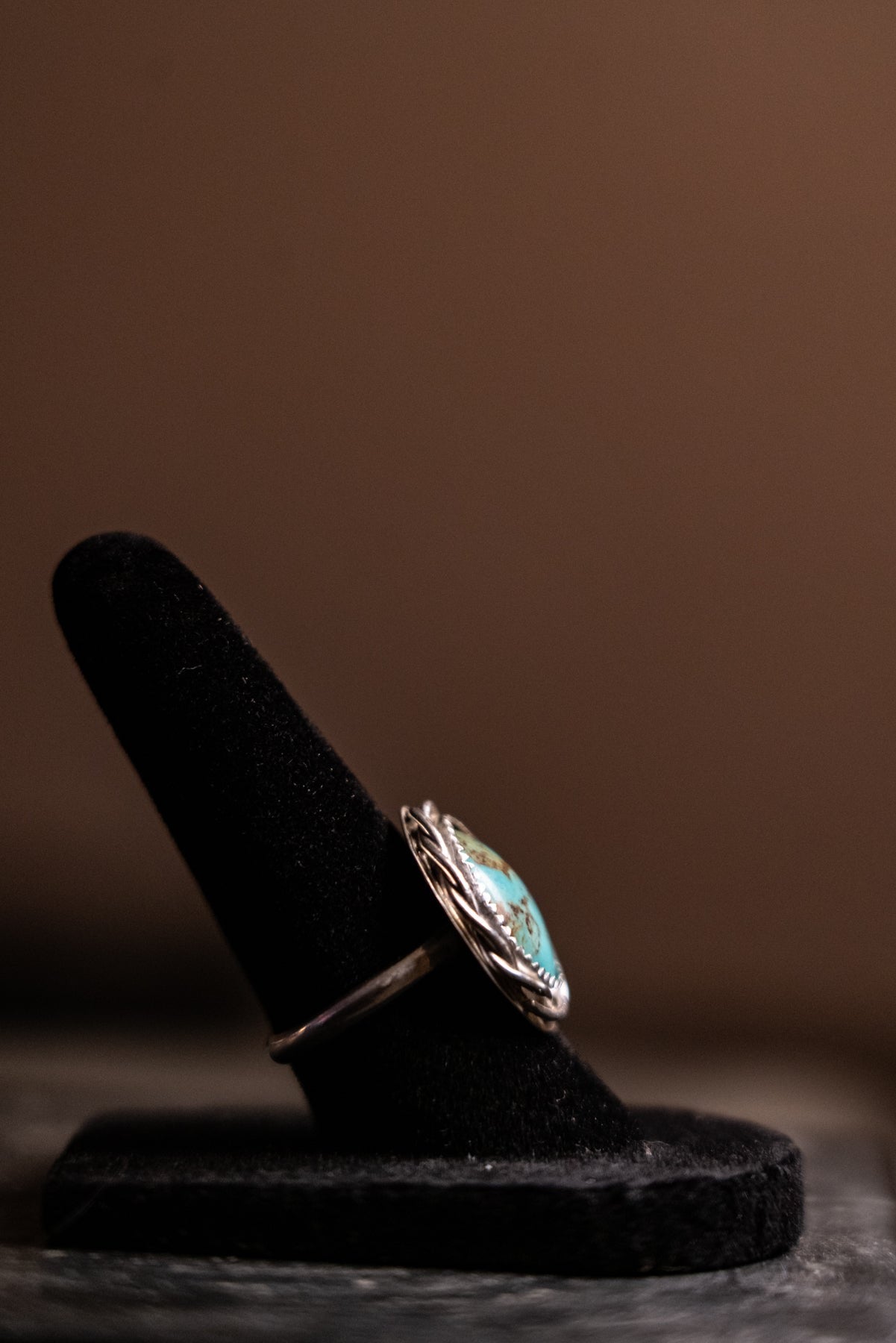 Sterling Silver Turquoise Ring 6.5